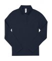 Dames Polo Lange Mouw B&C PW462 Navy